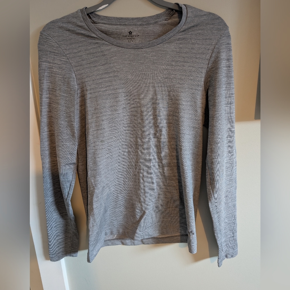 Grey Long Sleeve Active Shirt